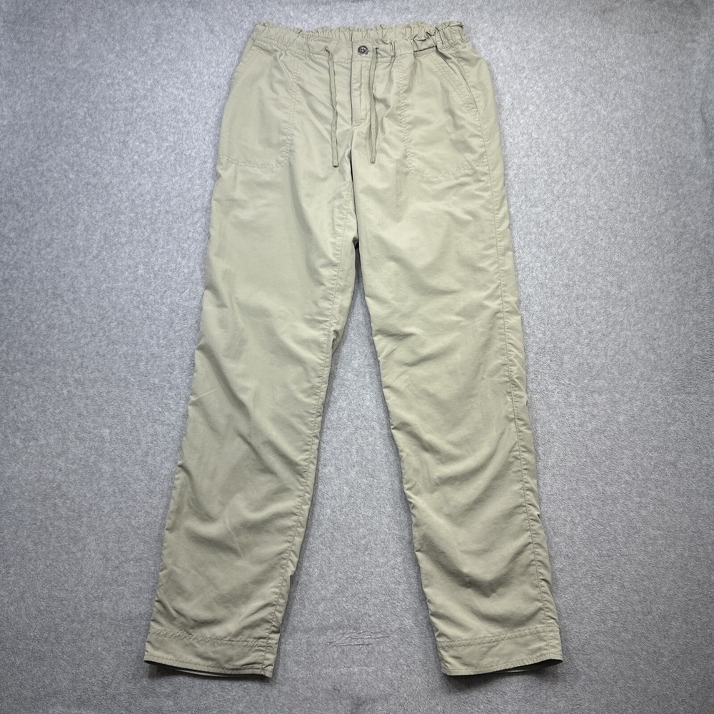 Patagonia Upcountry Pants Women 8 Beige Lightweight Outdoor Hiking Travel Wear
